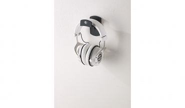 Preview: K & M 16312 Kopfhörer-Wandhalter - schwarz